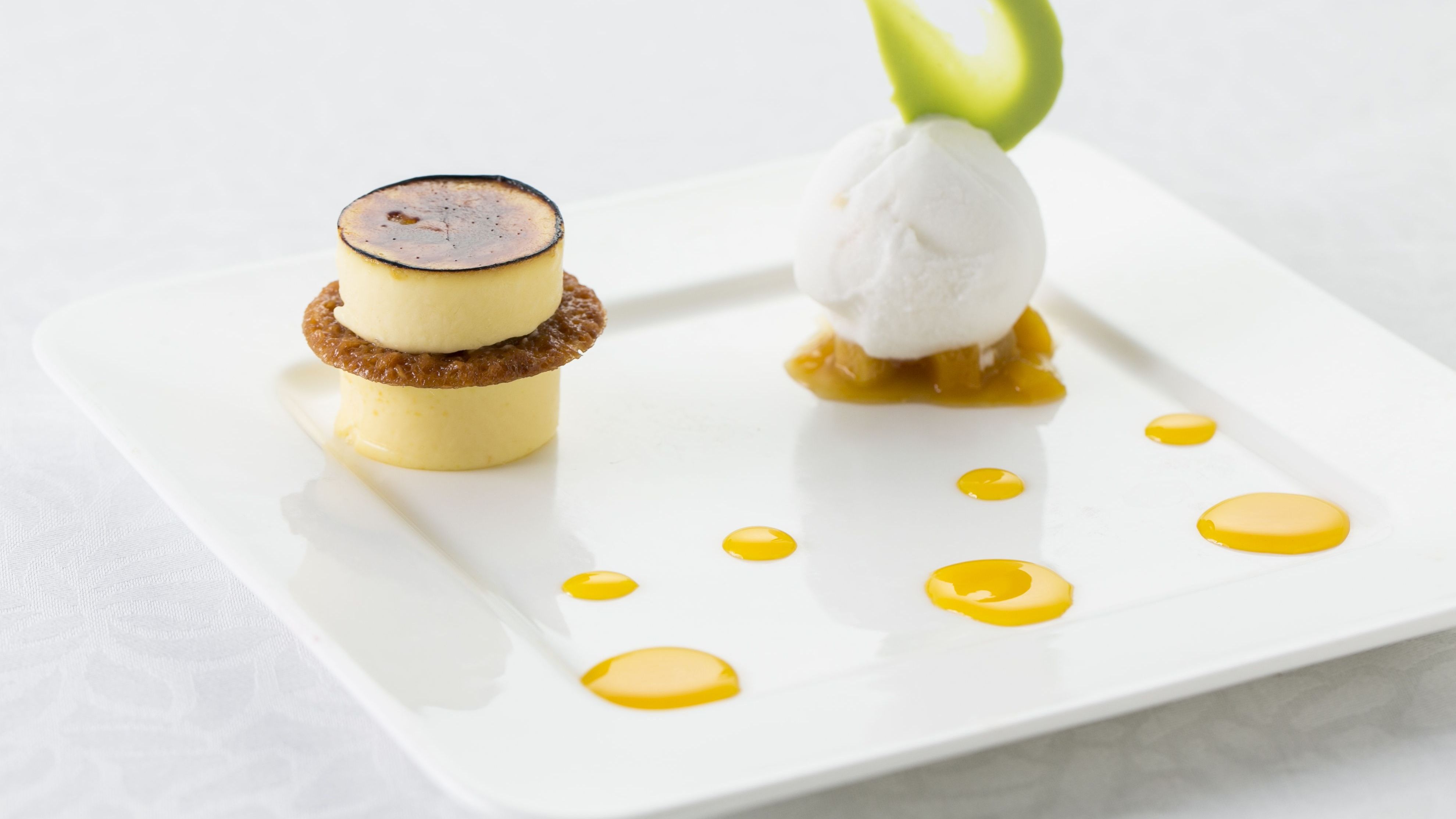 Baked Passion Fruit Cream